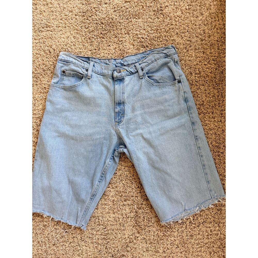 Wrangler Mens Cut off denim shorts 34
